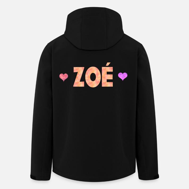 Zoé - Recycelte Männer Softshell-Jacke von Stanley/Stella - Schwarz