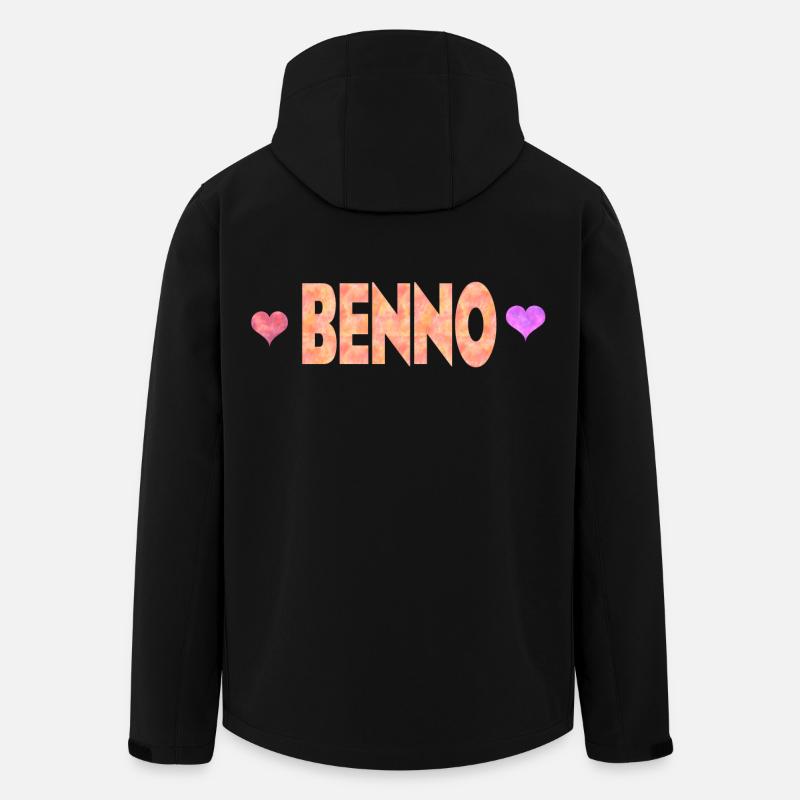 Benno - Recycelte Männer Softshell-Jacke von Stanley/Stella - Schwarz