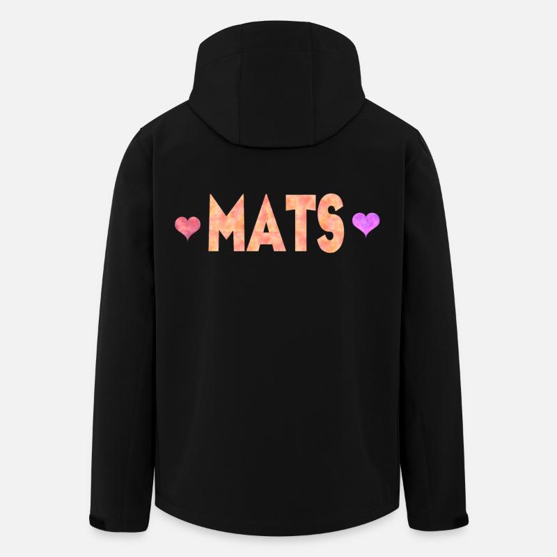 Mats - Recycelte Männer Softshell-Jacke von Stanley/Stella - Schwarz