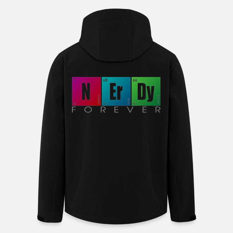 NERDY forever - NERDY Elements - Veste softshell homme en polyester recyclé Stanley/Stella - noir
