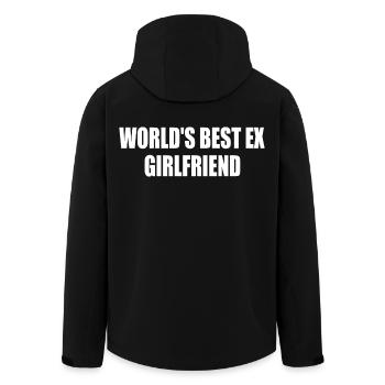 worlds best ex girlfriend - Recycelte Männer Softshell-Jacke von Stanley/Stella - Schwarz - Hinten - AI Model Male 185 light (185cm)