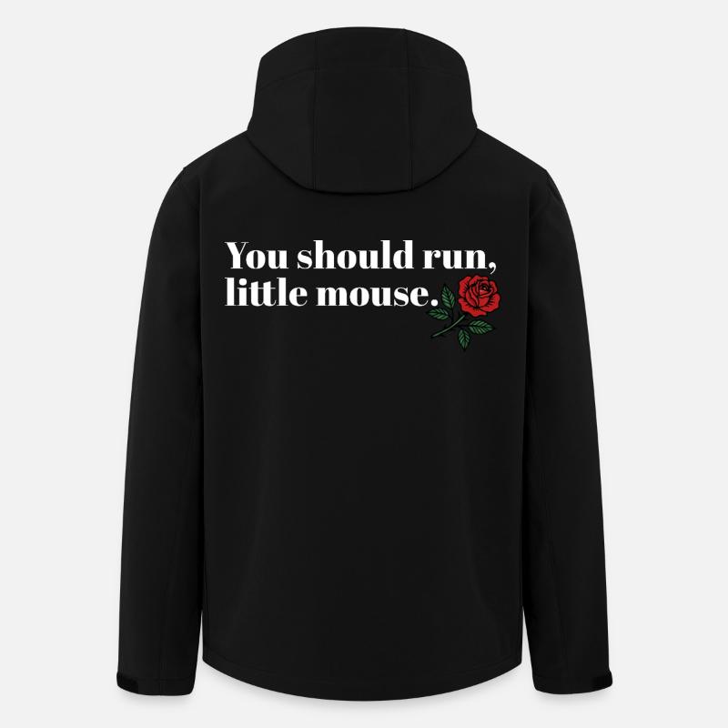 Run Baby Run – Dark Booktok Design - Recycelte Männer Softshell-Jacke von Stanley/Stella - Schwarz