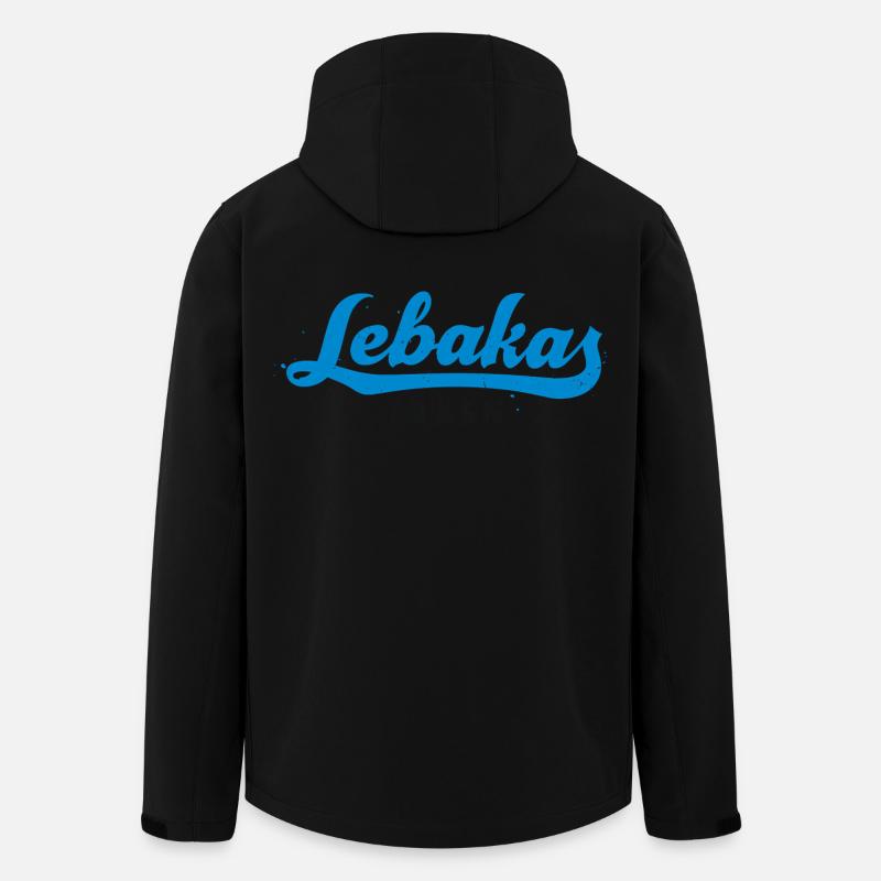 Lebakas fräsn - Recycelte Männer Softshell-Jacke von Stanley/Stella - Schwarz
