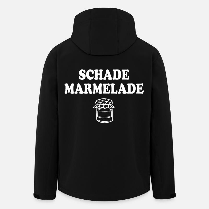 Schade Marmelade - Recycelte Männer Softshell-Jacke von Stanley/Stella - Schwarz
