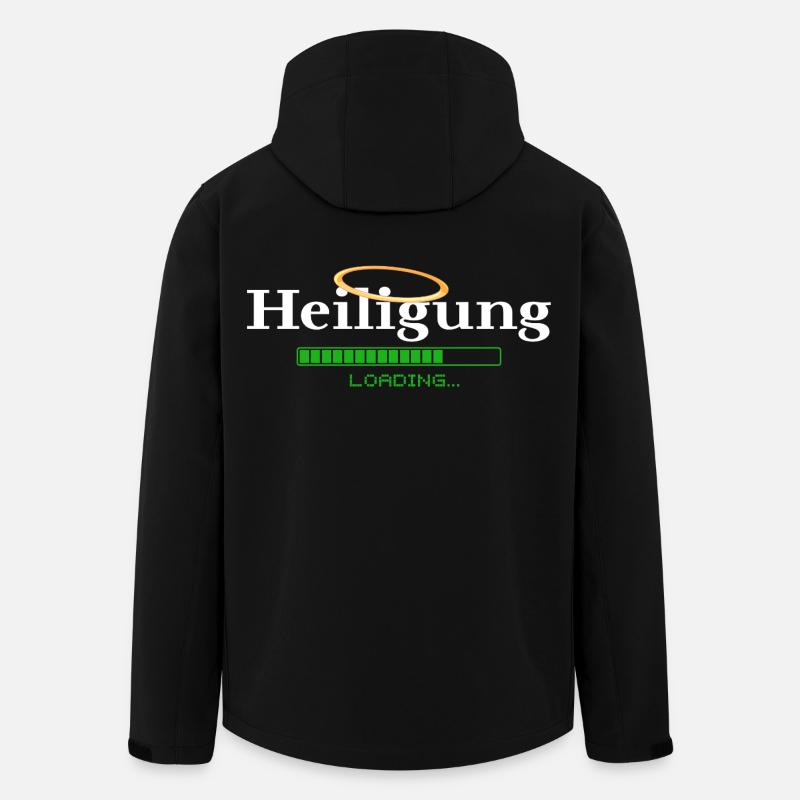Heiligung - loading - Heiligenschein - Men’s Recycled Softshell Jacket by Stanley/Stella - black