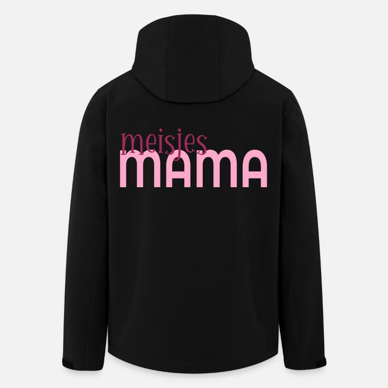 Mama Girls - Recycelte Männer Softshell-Jacke von Stanley/Stella - Schwarz
