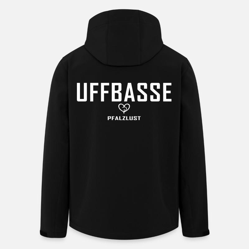 Uffbasse - Recycelte Männer Softshell-Jacke von Stanley/Stella - Schwarz