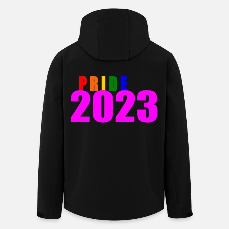Pride 2023 - Recycelte Männer Softshell-Jacke von Stanley/Stella - Schwarz