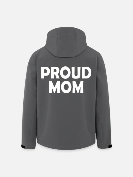Proud mom - Men’s Recycled Softshell Jacket by Stanley/Stella - black