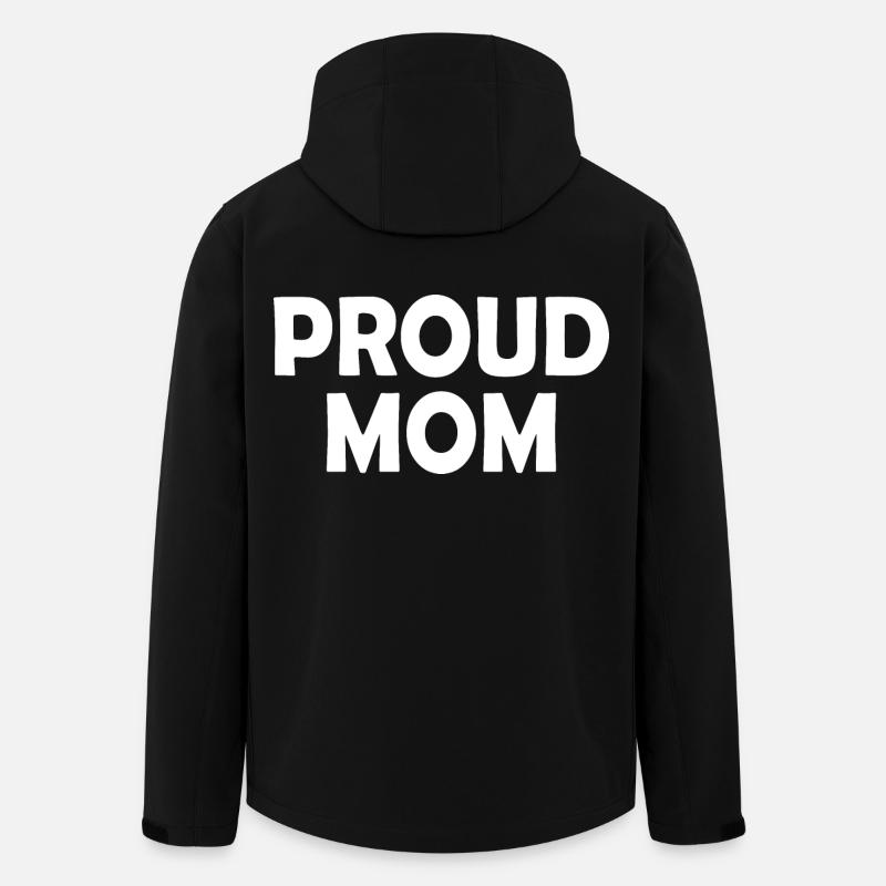 Proud mom - Men’s Recycled Softshell Jacket by Stanley/Stella - black