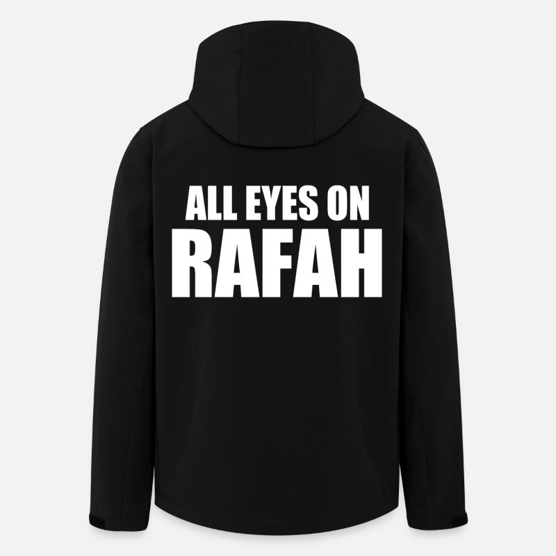 all eyes on rafah - Men’s Recycled Softshell Jacket by Stanley/Stella - black