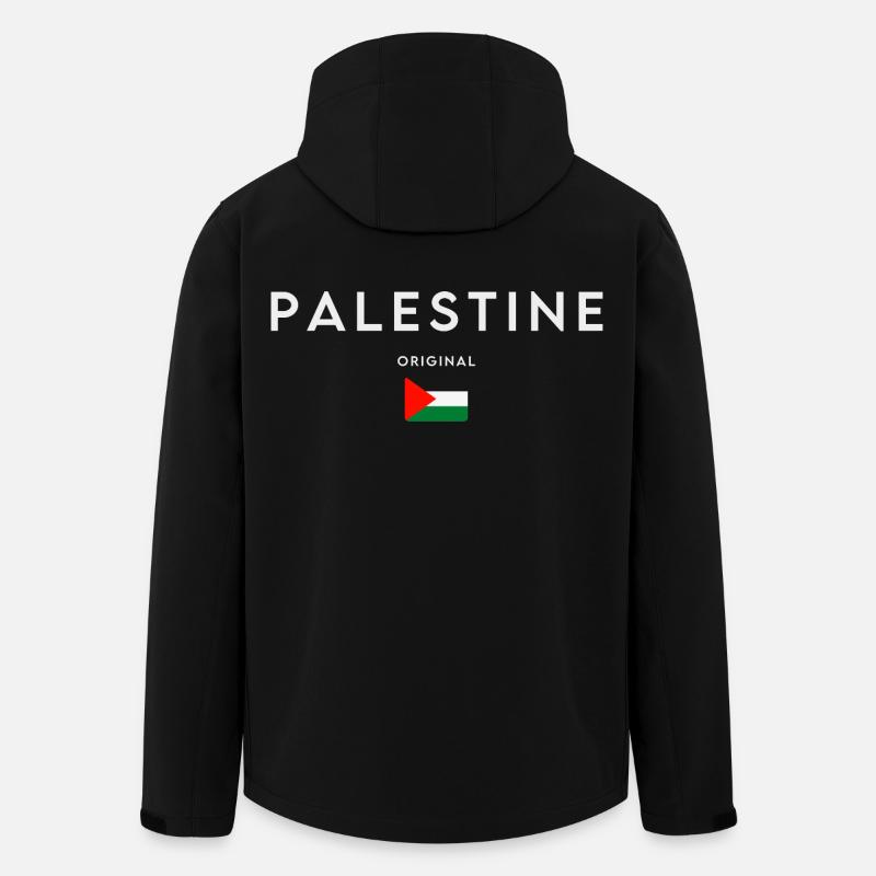 Flagge Palästinas, Palästinenserstolz - Recycelte Männer Softshell-Jacke von Stanley/Stella - Schwarz