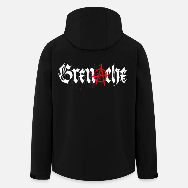 grenache_anarchie - Recycelte Männer Softshell-Jacke von Stanley/Stella - Schwarz