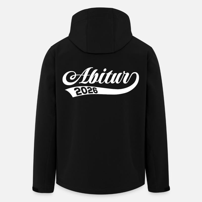 Abi 2026 - Abitur - Retro Geschenk - Recycelte Männer Softshell-Jacke von Stanley/Stella - Schwarz