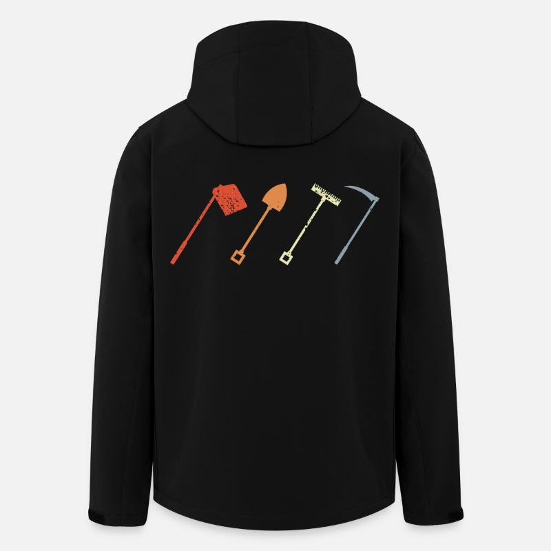 Outils de fermier - Veste softshell homme en polyester recyclé Discoverer Stanley/Stella - noir