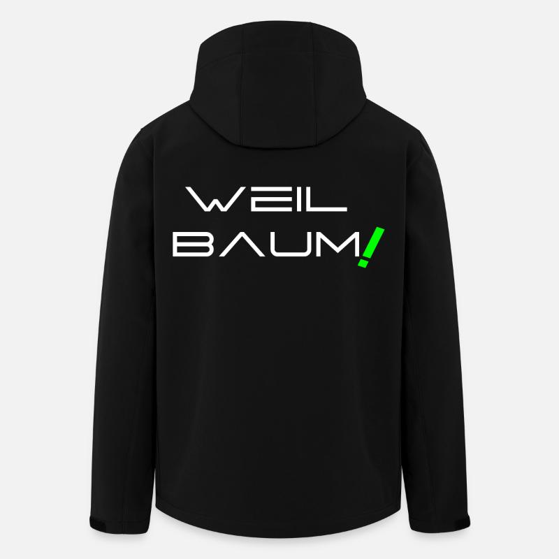 Because tree! - Men’s Recycled Softshell Jacket by Stanley/Stella - black
