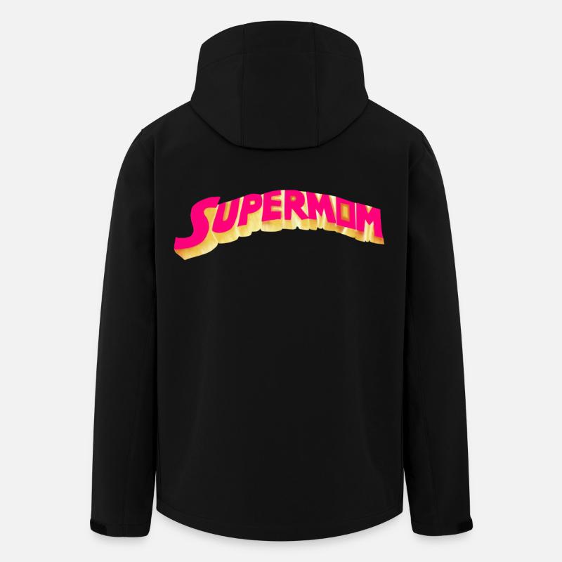 Supermother - Héroïne - Veste softshell homme en polyester recyclé Stanley/Stella - noir