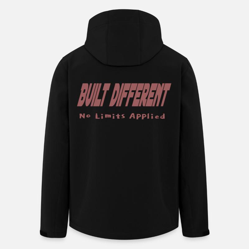 Construit différemment – Aucune limite appliquée - Veste softshell homme en polyester recyclé Stanley/Stella - noir