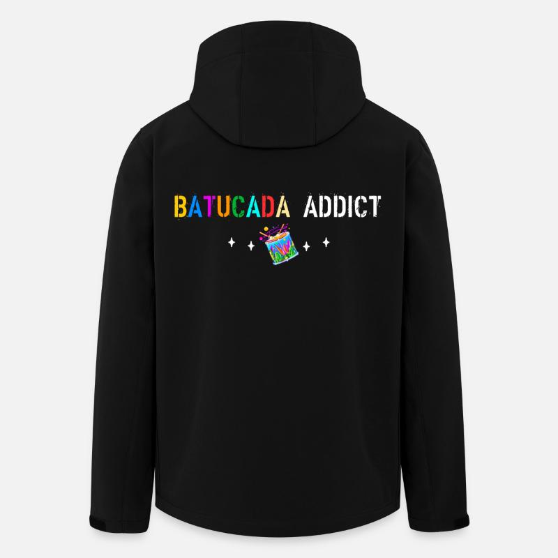 Batucada-Süchtige - Recycelte Männer Softshell-Jacke von Stanley/Stella - Schwarz