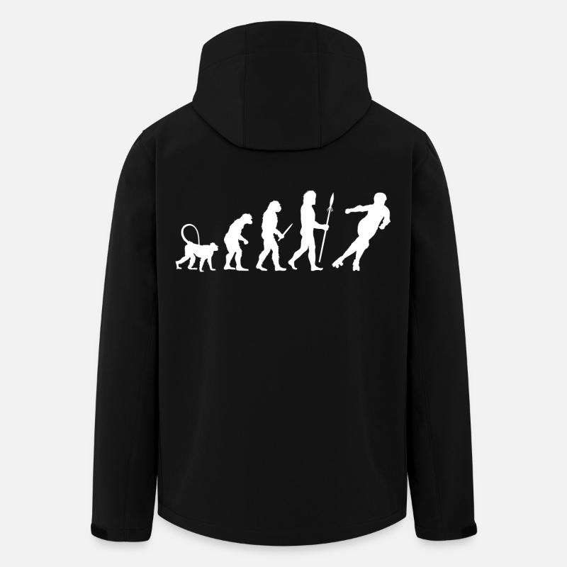 Entwicklung des Roller Derby - Recycelte Männer Softshell-Jacke von Stanley/Stella - Schwarz
