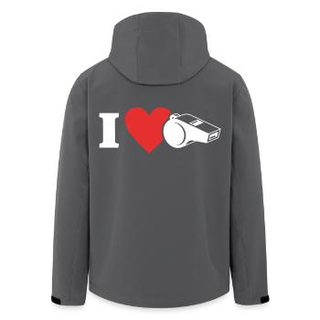 Les sauveteurs adorent les nageurs sauveteurs - Veste softshell homme en polyester recyclé Stanley/Stella - noir - Dos - AI Model Male 185 light (185cm)