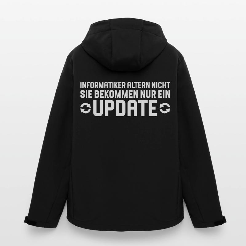 Computer scientists age, not programmers Men’s Recycled Softshell Jacket by Stanley/Stella