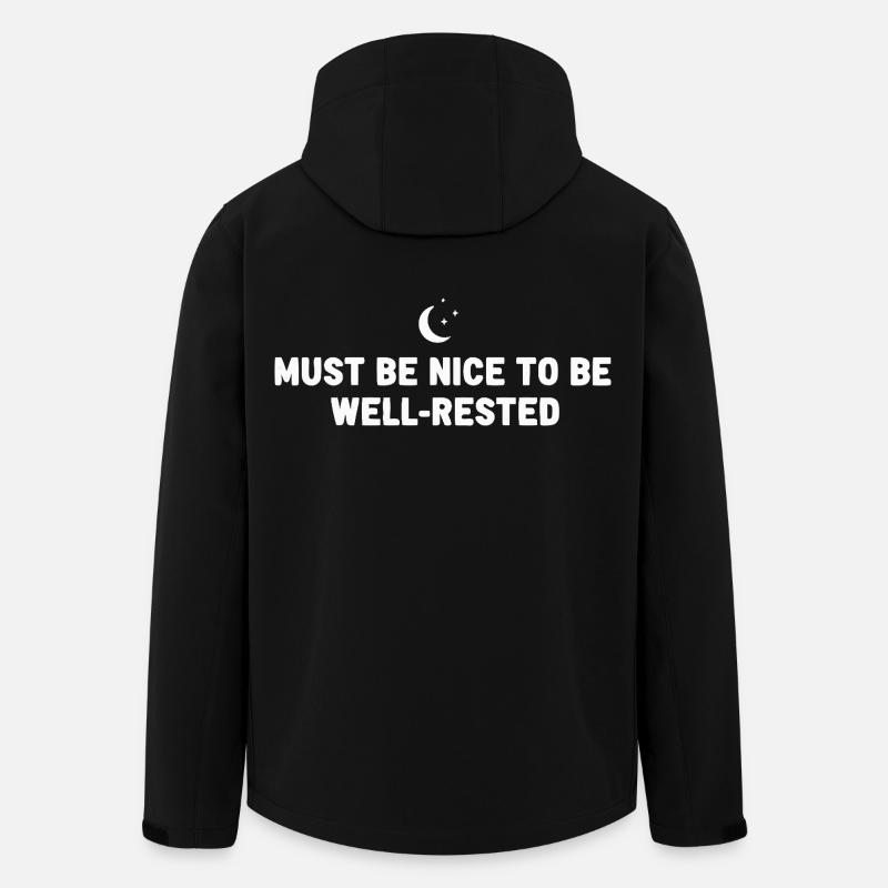 Must Be Nice Well-Rested - Recycelte Männer Softshell-Jacke von Stanley/Stella - Schwarz