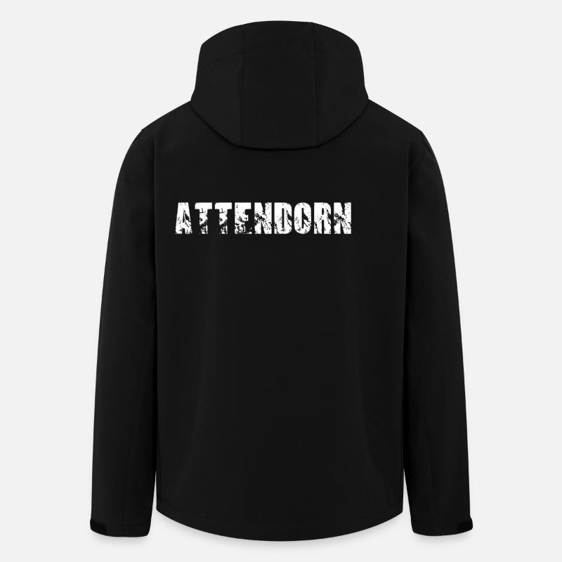 Attendorn - Recycelte Männer Softshell-Jacke von Stanley/Stella - Schwarz