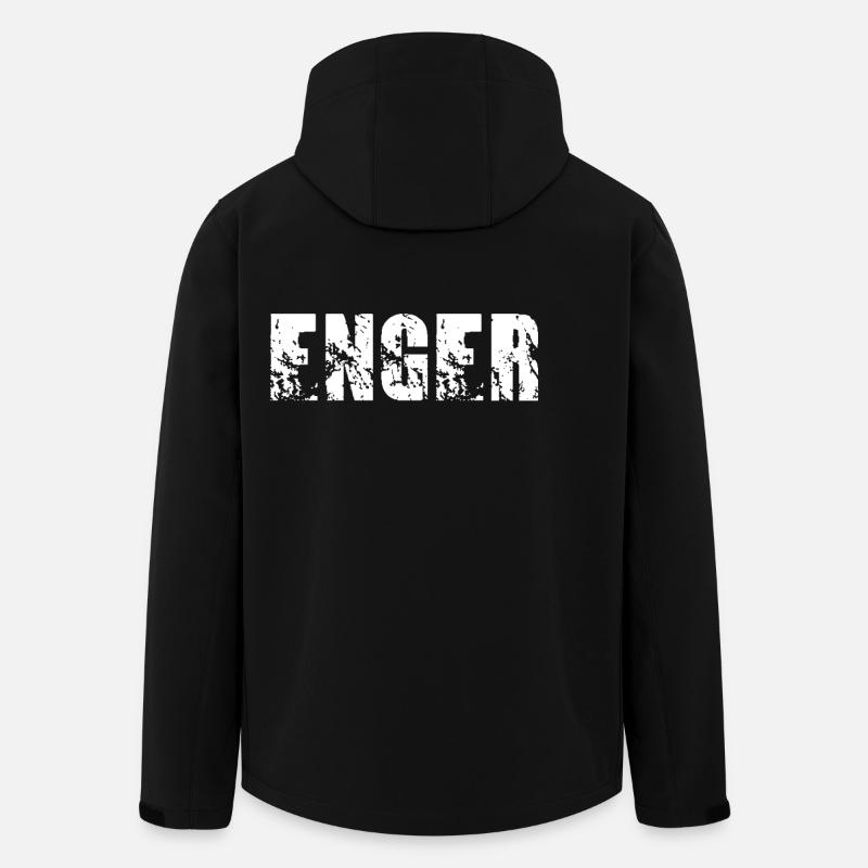 Enger - Recycelte Männer Softshell-Jacke von Stanley/Stella - Schwarz