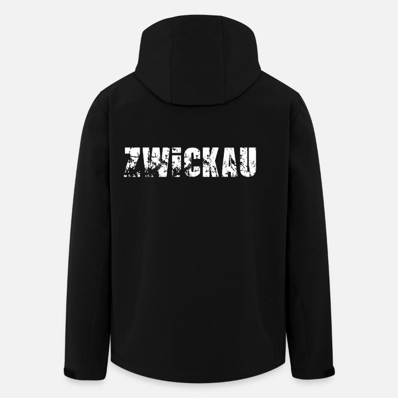Zwickau - Recycelte Männer Softshell-Jacke von Stanley/Stella - Schwarz