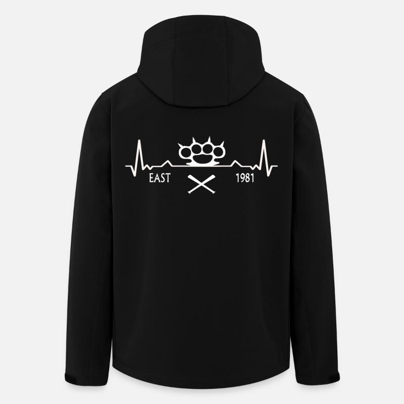 Brass knuckles and baseball bats - Men’s Recycled Softshell Jacket by Stanley/Stella - black