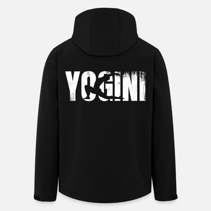 Yogini - Recycelte Männer Softshell-Jacke von Stanley/Stella - Schwarz