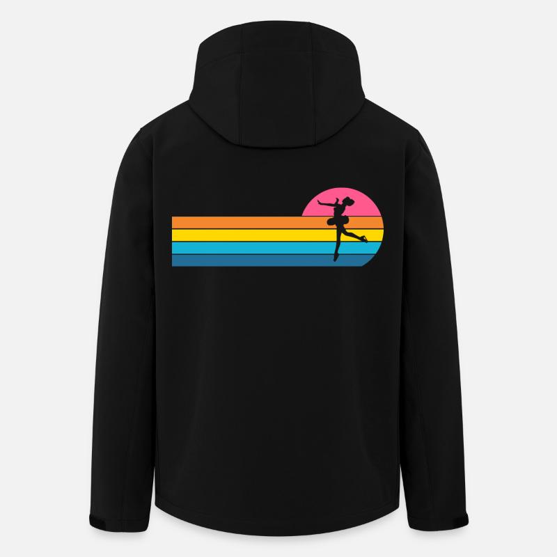 Eiskunstläuferin - Recycelte Männer Softshell-Jacke von Stanley/Stella - Schwarz