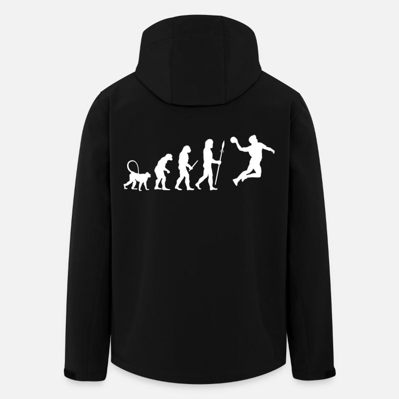 Development of the handball player - Men’s Recycled Softshell Jacket by Stanley/Stella - black