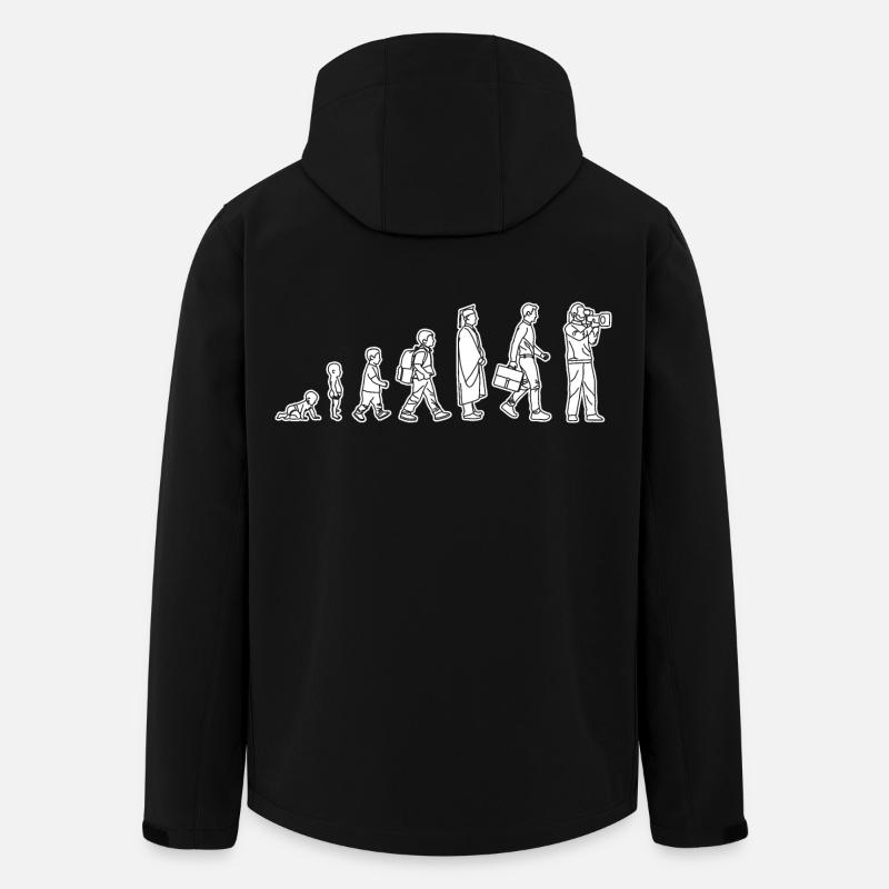 De l’enfant au caméraman - Veste softshell homme en polyester recyclé Stanley/Stella - noir