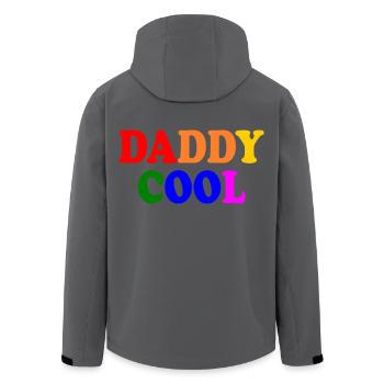 Daddy cool - Men’s Recycled Softshell Jacket by Stanley/Stella - black - Back - AI Model Male 185 light (185cm)