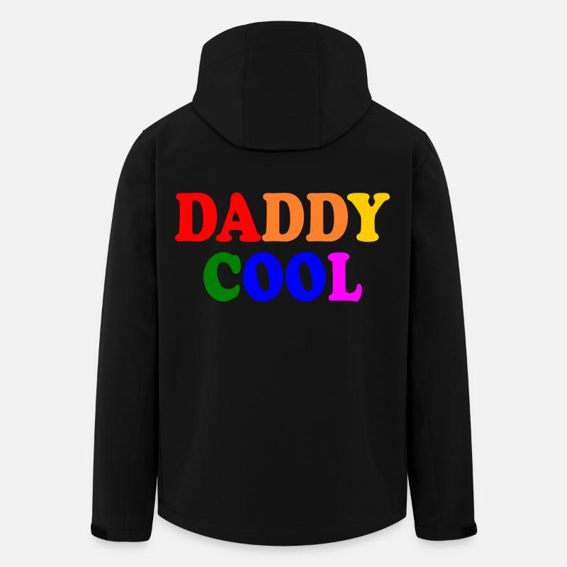 Daddy cool - Recycelte Männer Softshell-Jacke von Stanley/Stella - Schwarz