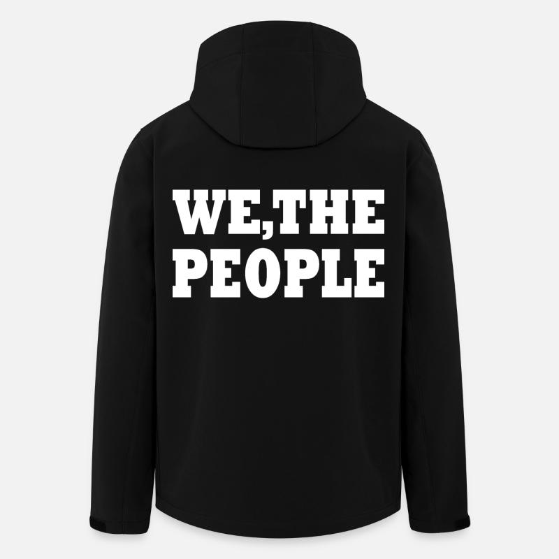 we the people - Veste softshell homme en polyester recyclé Stanley/Stella - noir