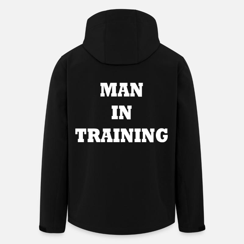 Man in Training - Veste softshell homme en polyester recyclé Stanley/Stella - noir