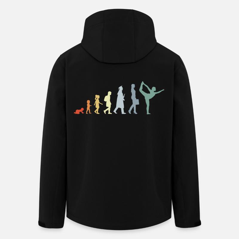 Development into a yoga teacher - Men’s Recycled Softshell Jacket by Stanley/Stella - black
