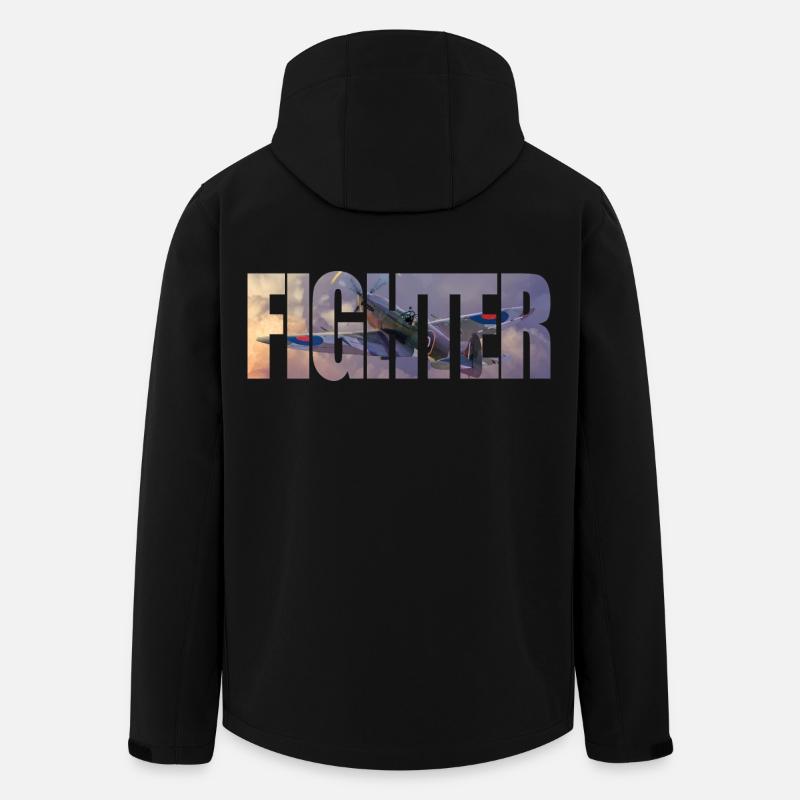 Chasseur Spitfire - Veste softshell homme en polyester recyclé Stanley/Stella - noir