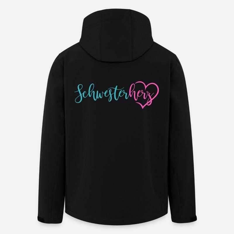 sœurette - Veste softshell homme en polyester recyclé Stanley/Stella - noir