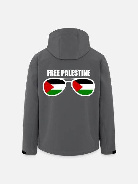 Free palestine - Men’s Recycled Softshell Jacket by Stanley/Stella - black