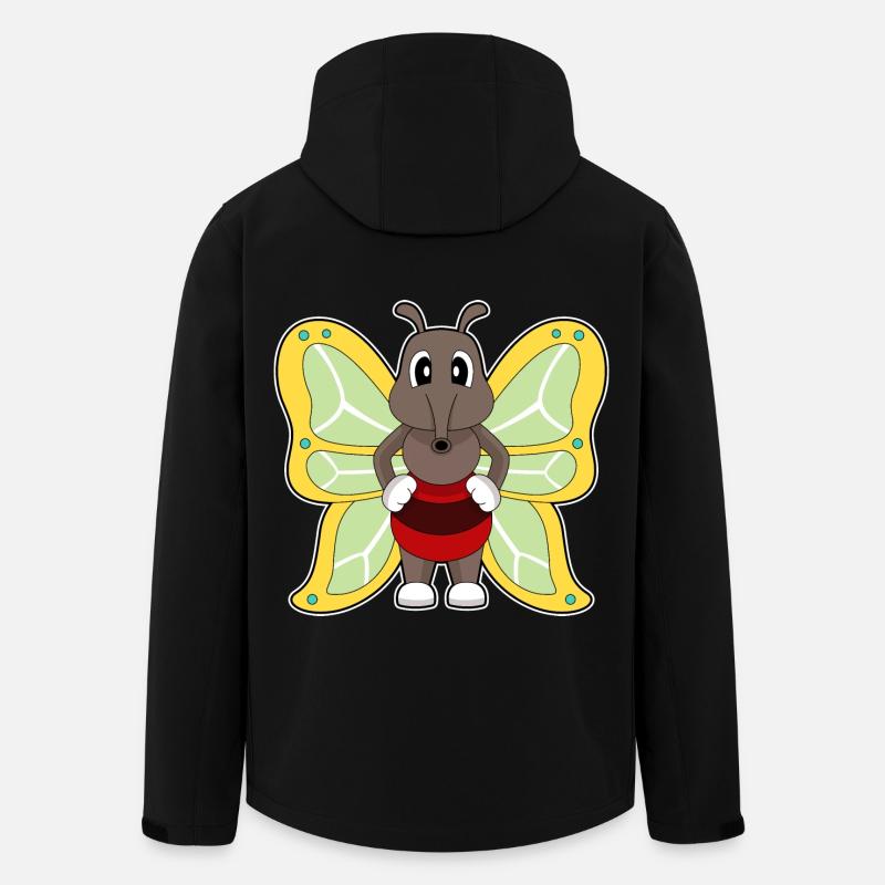 Butterfly Mosquito - Men’s Recycled Softshell Jacket by Stanley/Stella - black