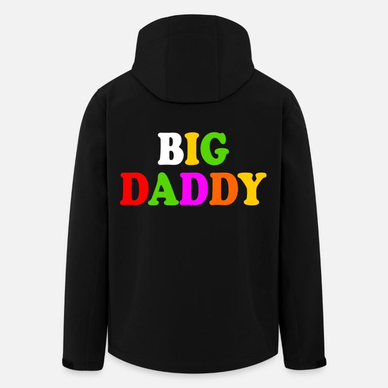 Big daddy - Men’s Recycled Softshell Jacket by Stanley/Stella - black