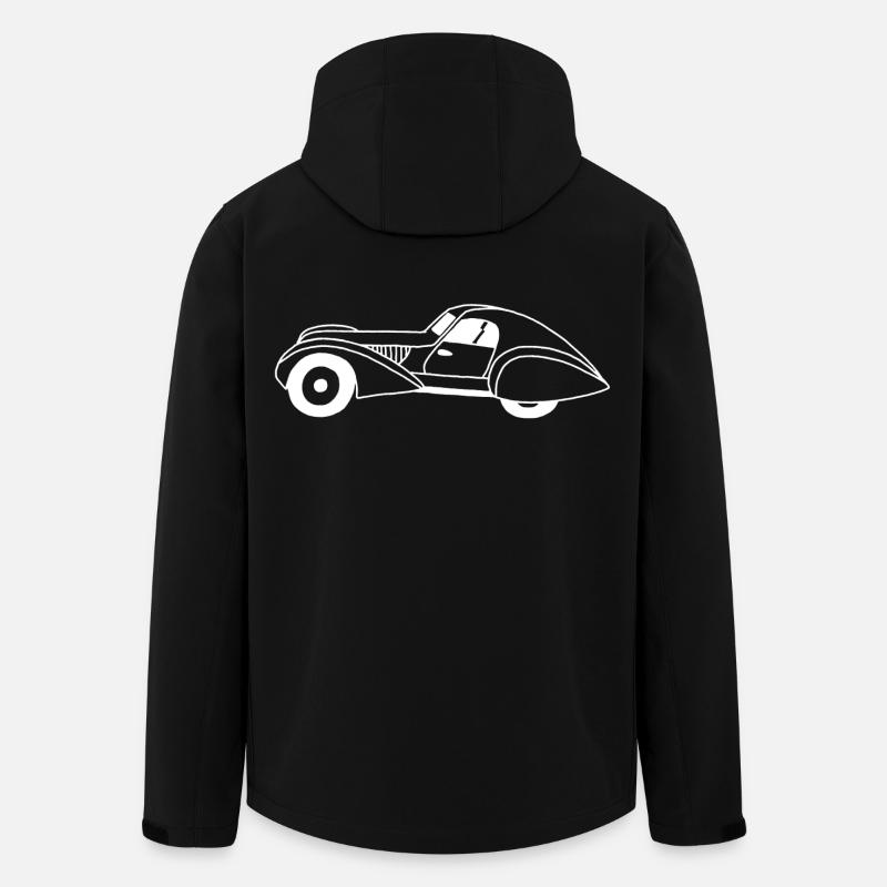 White automobile and water drop - Men’s Recycled Softshell Jacket by Stanley/Stella - black