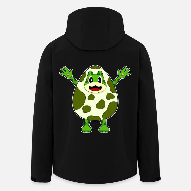 Oeuf de grenouille - Veste softshell homme en polyester recyclé Stanley/Stella - noir