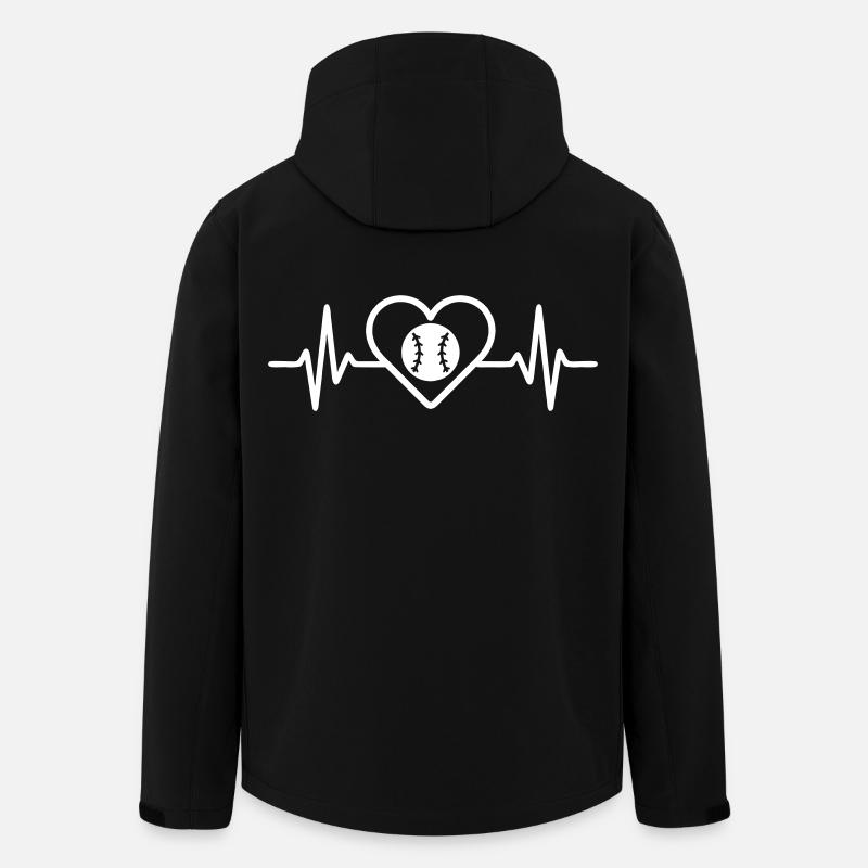 Cœur Baseball – Passion Sport - Men’s Recycled Softshell Jacket by Stanley/Stella - black