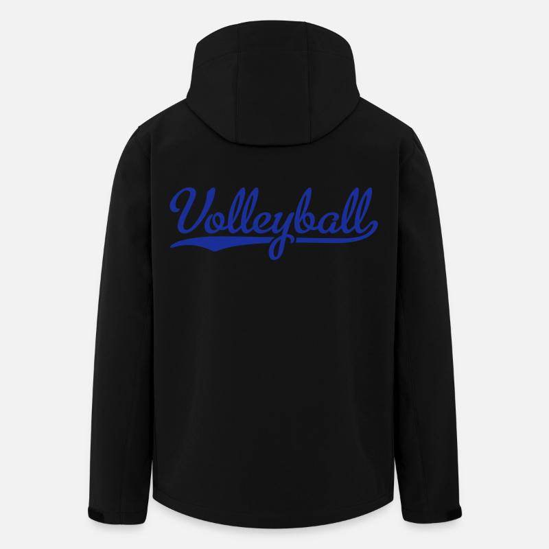 volleyball - Men’s Recycled Softshell Jacket by Stanley/Stella - black