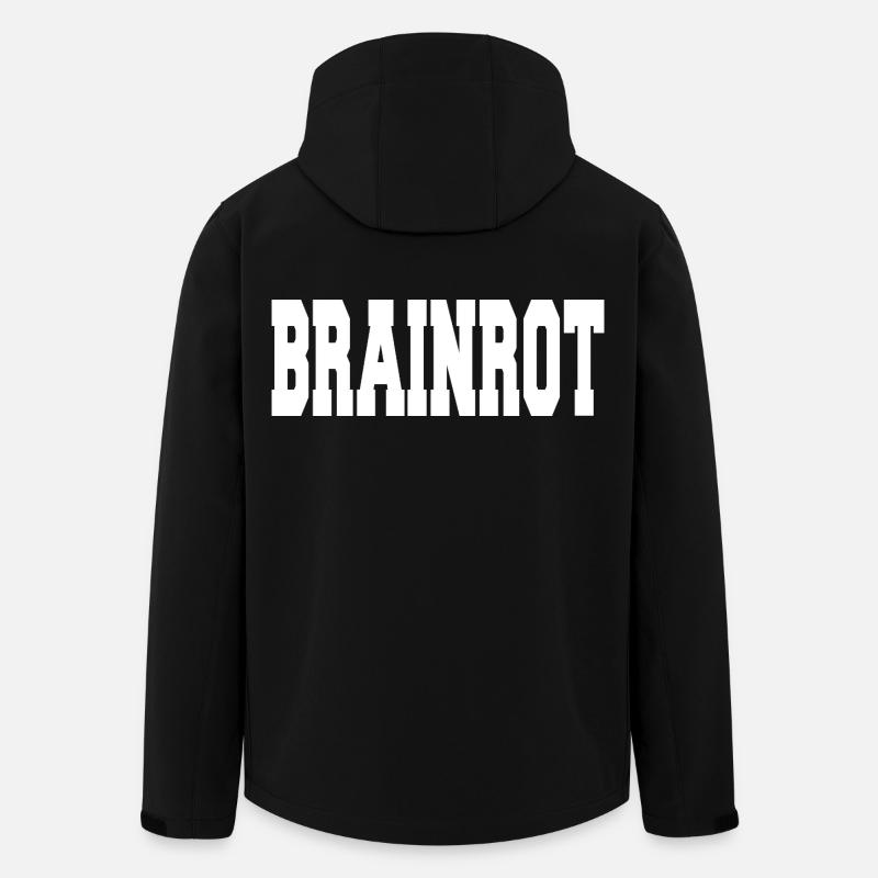 Brainrot - Men’s Recycled Softshell Jacket by Stanley/Stella - black